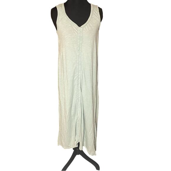Saturday Sunday by Anthropologie Cotton Sleeveless Maxi Dress in Soft Green XS - Picture 1 of 10